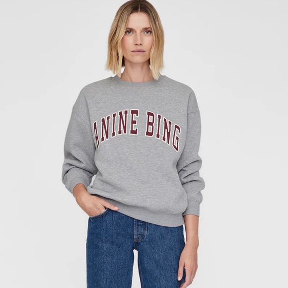 NWT Anine Bing Spencer Sweatshirt - Size Small - Picture 2 of 6